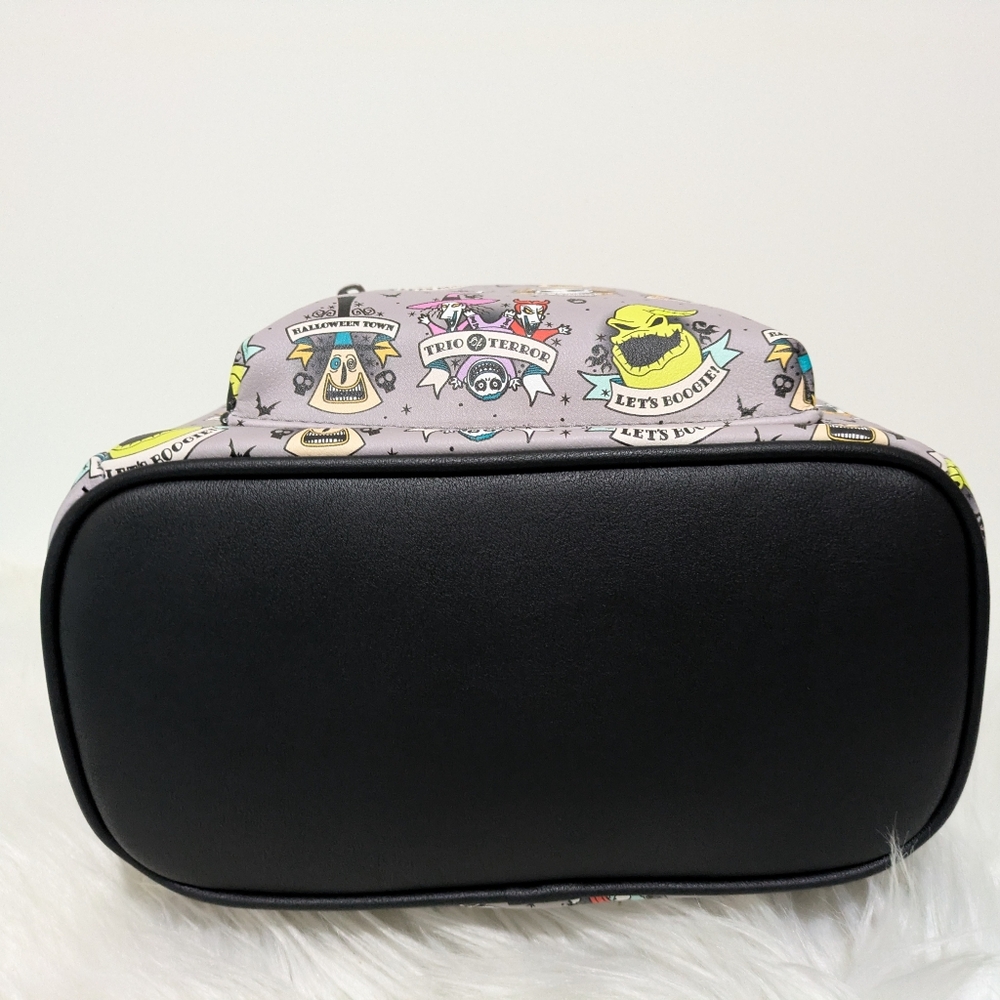Loungefly The Nightmare Before Christmas Tattoo Art Mini Backpack New with Tags! - Picture 7 of 8